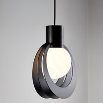 Pendant lamp / metal / opalescent glass...
