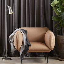 Scandinavian design armchair / fabric /...