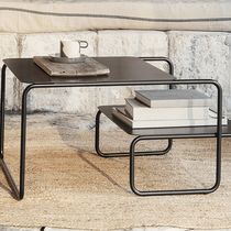 Contemporary coffee table / powder-coated...