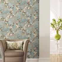 Contemporary wallpaper / floral / animal...