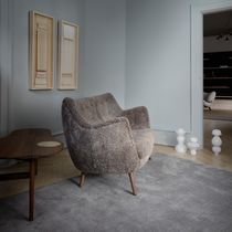 Contemporary rug / patterned / cotton /...