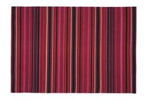 Contemporary rug / striped / wool / cotton