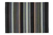 Contemporary rug / striped / wool / cotton