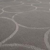 Contemporary rug / geometric pattern / silk...
