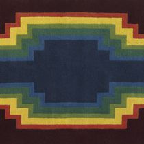Contemporary rug / geometric pattern / wool...