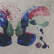 Contemporary rug / animal motif / silk /...