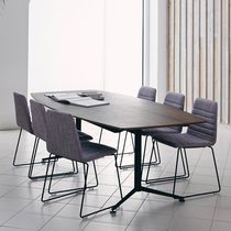 Contemporary conference table / oak / laminate...