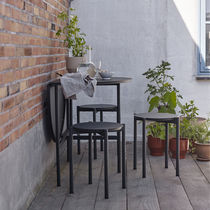Contemporary stool / aluminum / aluminum...