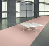 Contemporary table / marble / metal base...