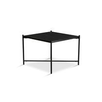 Contemporary coffee table / metal / marble...