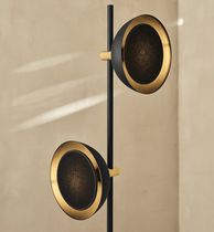 Floor lamp / brass / contemporary / straight