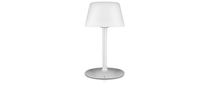 Table lamp / contemporary / aluminum / frosted...