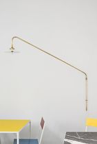 Contemporary wall light / indoor / lacquered...