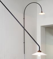 Contemporary wall light / lacquered steel...