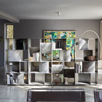 Wall-mounted shelf / room divider / contemporary...