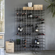 Wine shelf / contemporary / metal