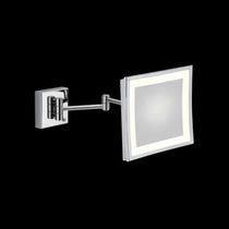Wall-mounted mirror / LED-illuminated /...