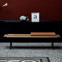 Scandinavian design bench / oak / teak /...