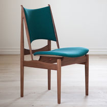 Scandinavian design dining chair / upholstered...