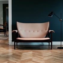 Scandinavian design sofa / brown / beige...