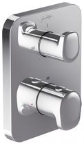 Shower mixer tap / built-in / chromed metal...