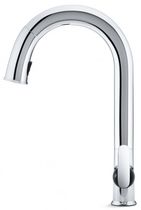 Countertop mixer tap / chromed metal / electronic...