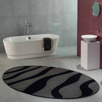 Contemporary rug / patterned / oval