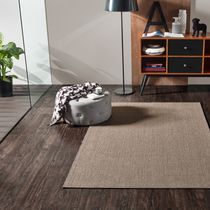 Woven rug / contemporary / plain / sisal