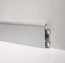 Aluminum baseboard / rounded / for electrical...