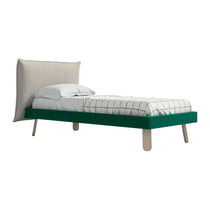 Single bed / contemporary / upholstered...