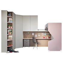 Wall bed / single / contemporary / with...