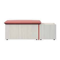 Contemporary bench / wooden