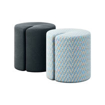 Contemporary pouf / fabric / child's