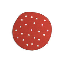 Contemporary rug / patterned / round / child's
