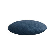 Floor cushion / round / plain / fabric