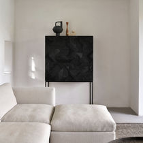High sideboard / contemporary / teak / with...