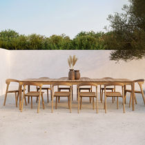 Contemporary dining table / teak / teak...