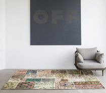 Contemporary rug / patchwork / rectangular...