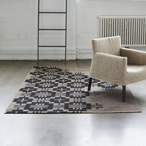 Contemporary rug / patterned / hemp / rectangular