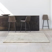 Contemporary rug / plain / bamboo fiber...