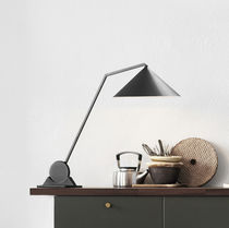 Table lamp / contemporary / steel / black