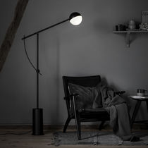 Floor lamp / contemporary / powder-coated...