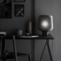 Table lamp / contemporary / glass / transparent