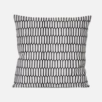 Sofa cushion / square / patterned / cotton