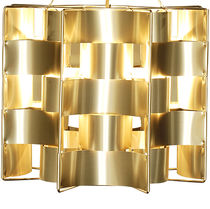 Pendant lamp / contemporary / bronze / golden