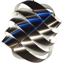 Pendant lamp / contemporary / metal / black