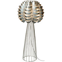 Floor-standing lamp / metal / contemporary...