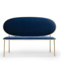 Contemporary upholstered bench / fabric...