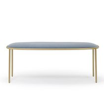 Contemporary upholstered bench / fabric...