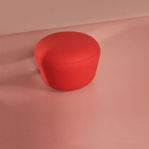 Contemporary pouf / fabric / round / for...